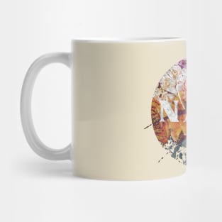 nasa flower logo Mug